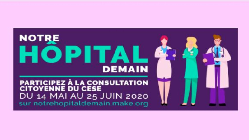 Une consultation citoyenne autour de la question sur l'hôpital et le droit à la santé