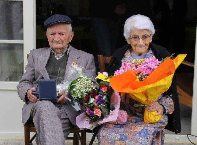 Lors de l'anniversaire de ses 100 ans - Photo Archives JDG