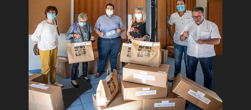 Les masques du département et de la Région sont arrivés à Nogaro 