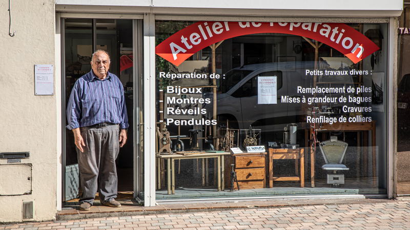 L’horloger de Nogaro ferme son magasin  