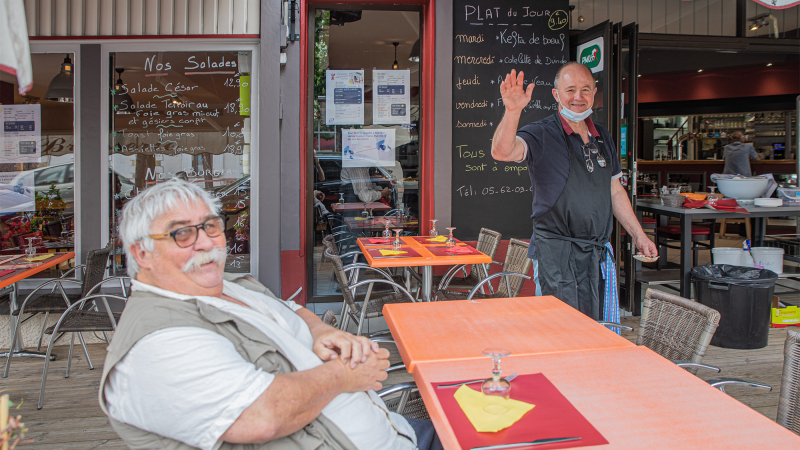 Les cafés-restaurants du centre rouvrent à Nogaro  