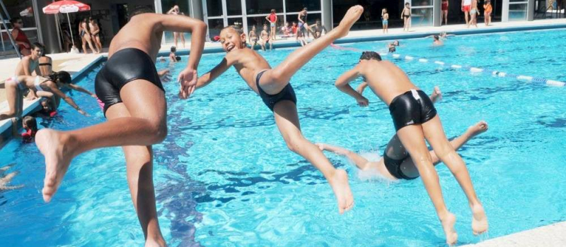 Le plaisir de la baignade retrouvé !