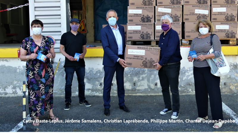 Au tour des Auscitains de recevoir leurs masques