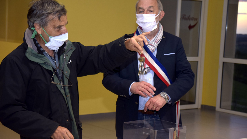Alain Ribolleda, maire depuis 1983, a passé la main à Philippe Lalanne 