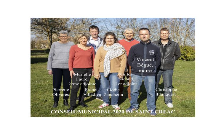 Le nouveau Conseil Municipal de Saint-Créac