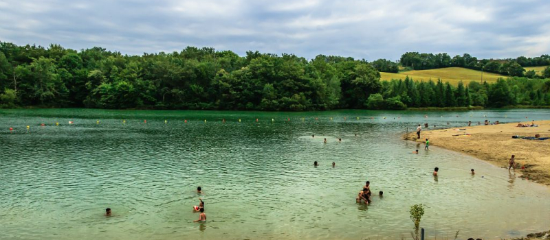 Le lac de Lupiac à l'heure du déconfinement