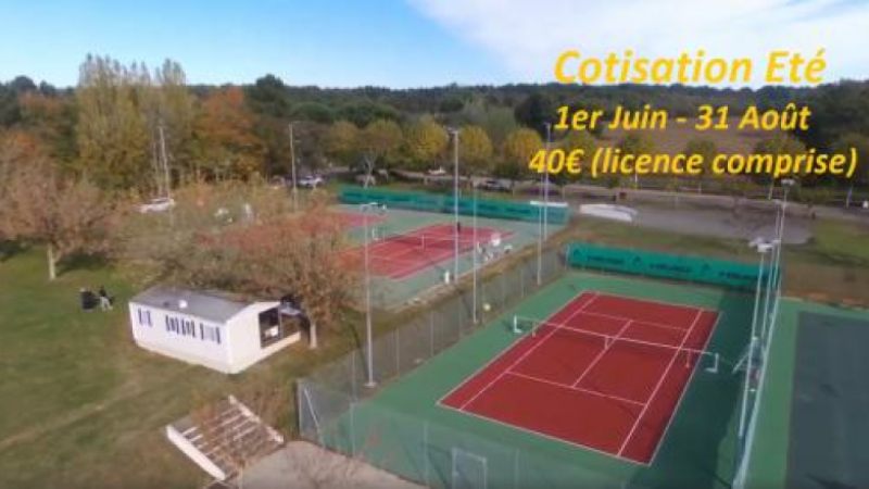 Tennis, licence d’été