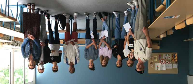 Remise des diplômes du brevet sportif allemand au collège Mathalin