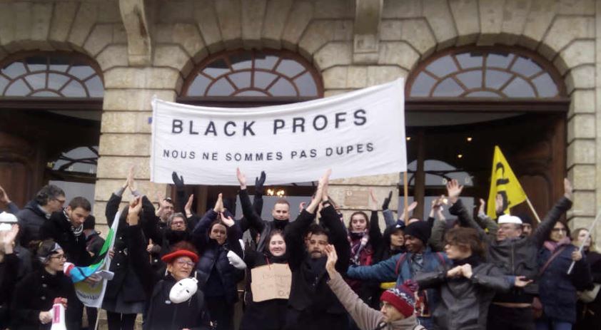 Les BlackProfs32 lors d'une manifestation précédente - Photo Archives JDG