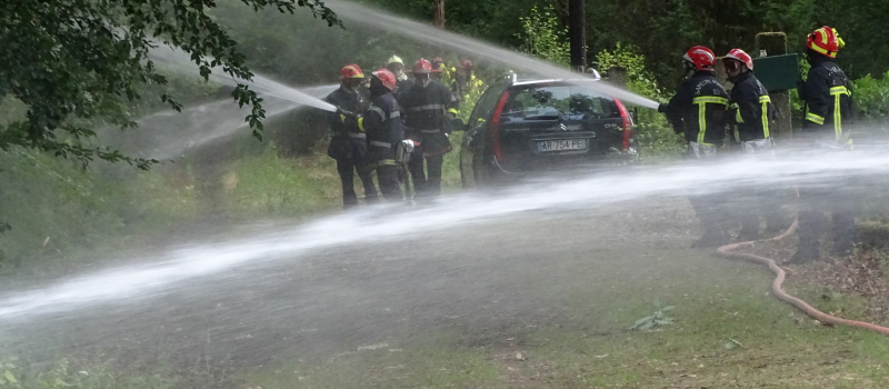 Grandes manœuvres estivales pour les pompiers