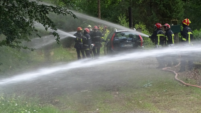 Grandes manœuvres estivales pour les pompiers
