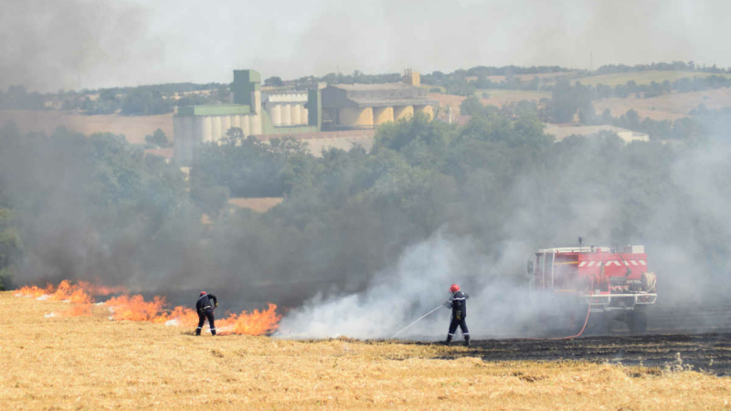 Le SDIS 32 met en garde les professionnels sur les risques des feux dans la nature