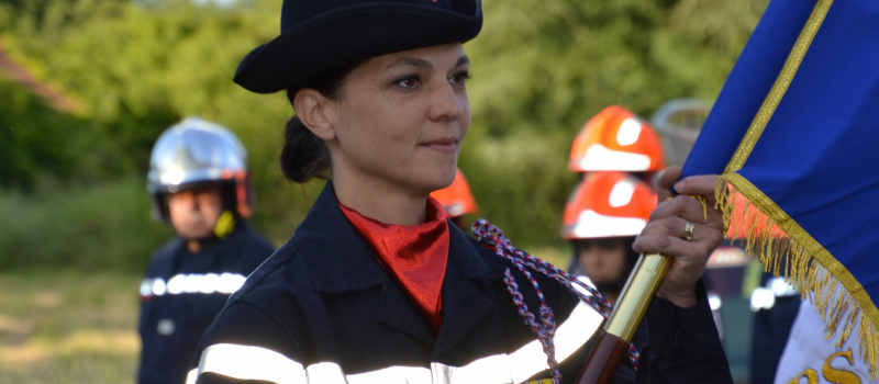 La lieutenante Solène Batty à l'honneur.