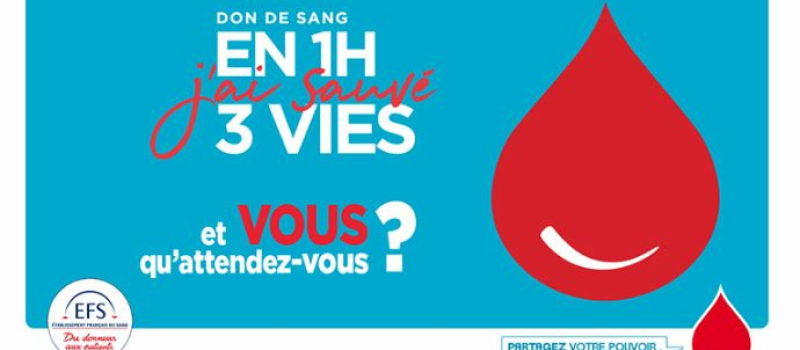 La collecte de sang au mois de juillet