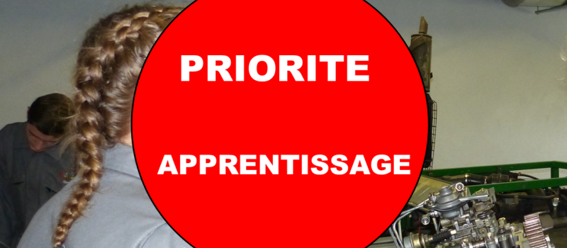 Priorité apprentissage