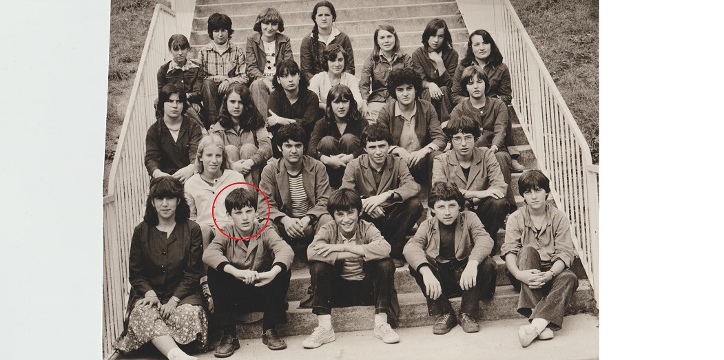 Photo de classe prêtée par Jean-Luc Péres : collège de Vic-Fezensac
