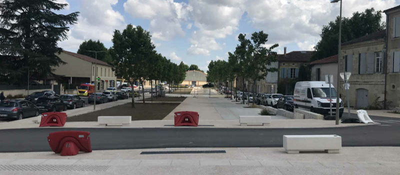 On célébrera le 14 juillet sur les nouveaux espaces paysagers de la place Marcadet 