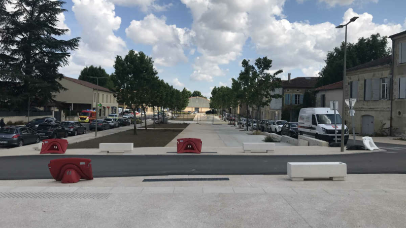 On célébrera le 14 juillet sur les nouveaux espaces paysagers de la place Marcadet 