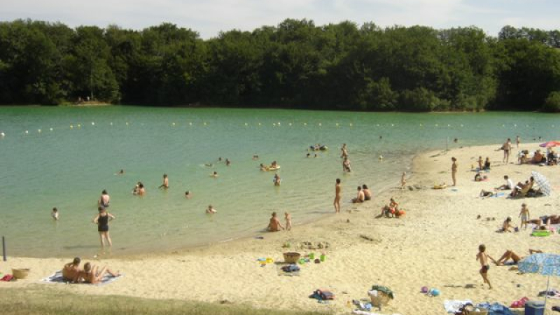 Baignade autorisée au lac de Lupiac