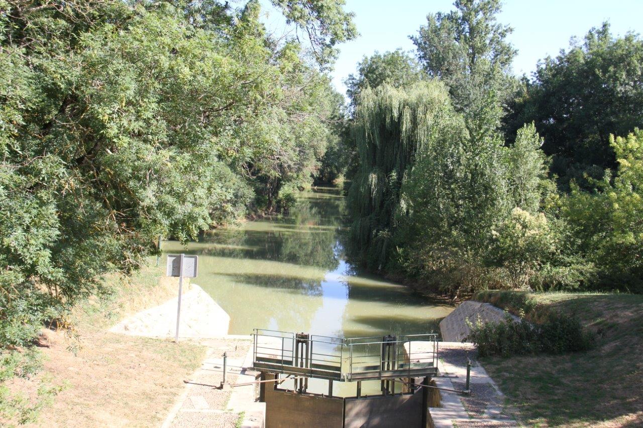 Une vue de la Baïse au niveau de l'écluse de Graziac - Phto Marc Le Saux