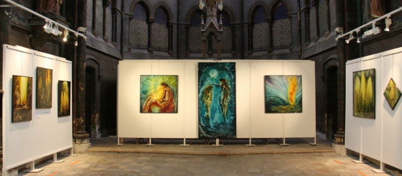 Sept artistes s'installent pour trois semaines à l'Espace Saint-Michel