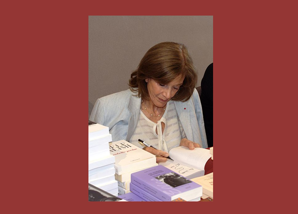Gisèle Halimi, une avocate franco-tunisienne, militante féministe et essayiste à la Fête de l'Humanité 2008 - Photo Wikipédia