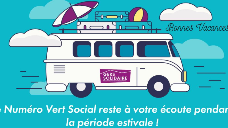 Le Numéro Vert Social toujours à l'écoute même pendant les vacances !