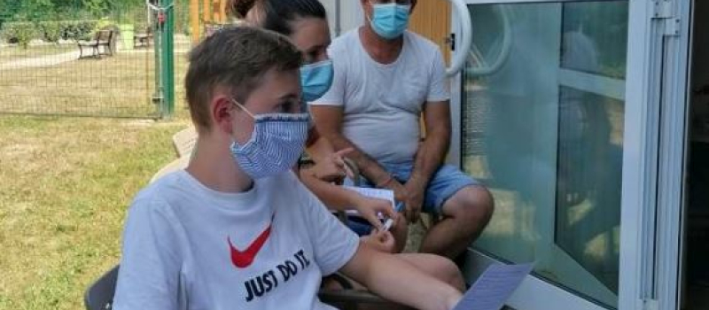 Ils ont visité les résidents de l'EHPAD