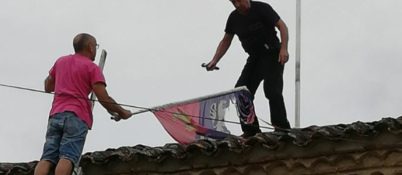 Le drapeau de la Gascogne flotte de nouveau dans le ciel valencien