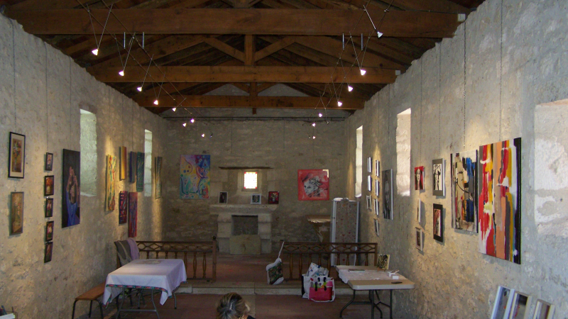 Partage de couleurs à la petite chapelle de Sarrant