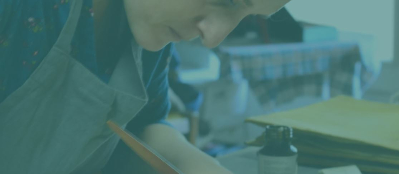 La reliure, sa passion
