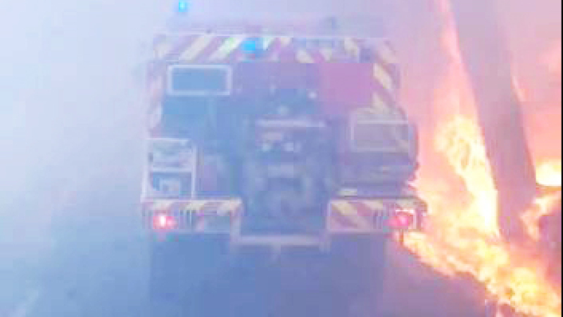 Ici ou dans les Bouches du Rhône les pompiers gersois sont sur la brèche