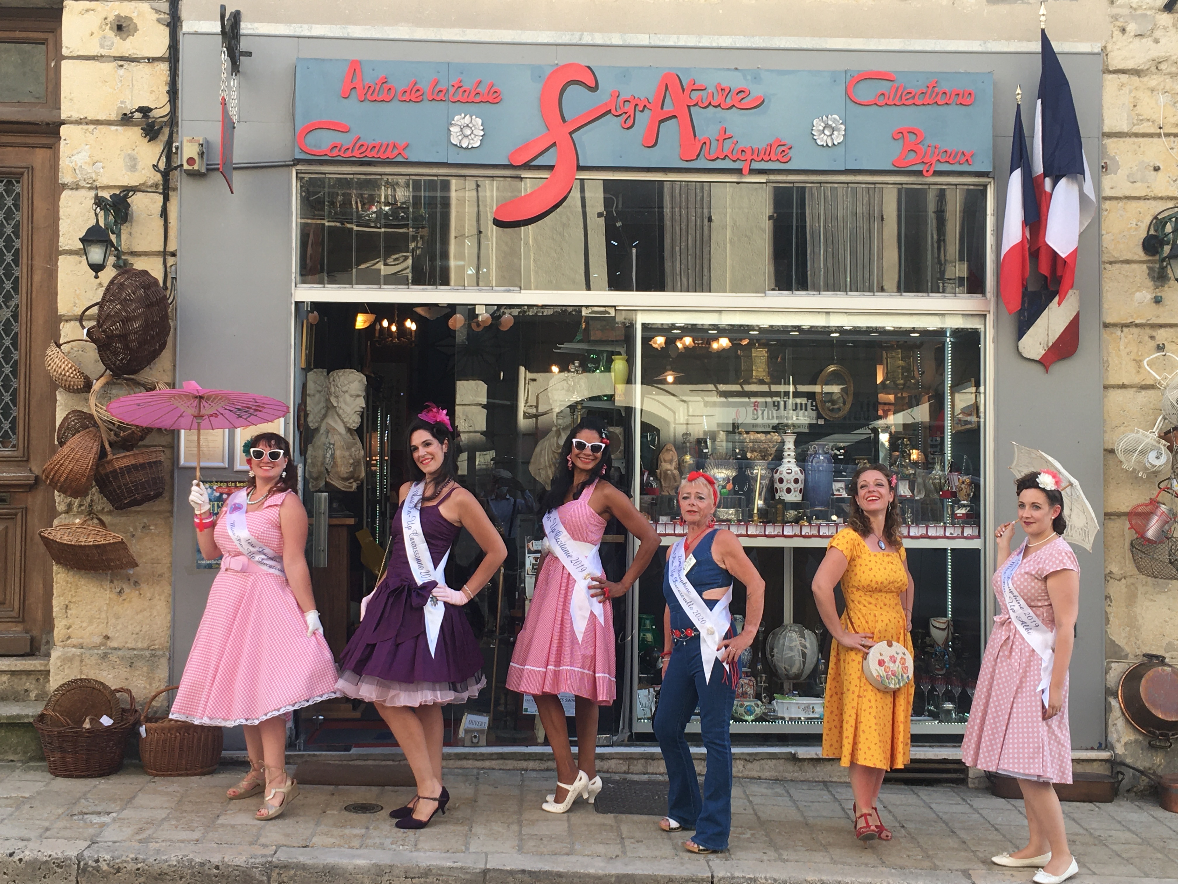 Marie Charlotte avait préparé un Show avec ses copines Pin’up sur le thème des années ’50.  Photos ACAL

