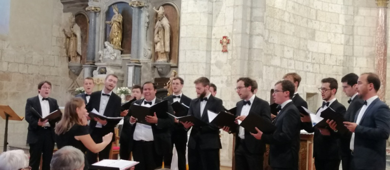 Un moment d'exception avec le choeur d'hommes Sinfonia Garonna