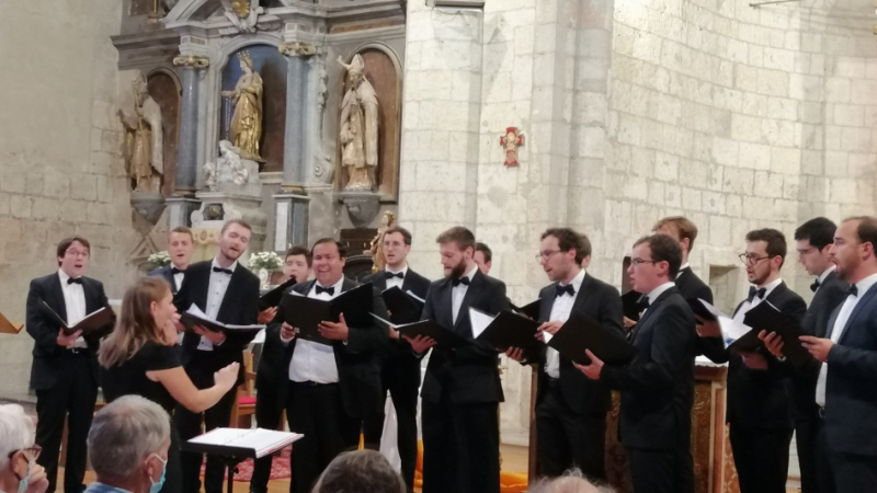 Un moment d'exception avec le choeur d'hommes Sinfonia Garonna