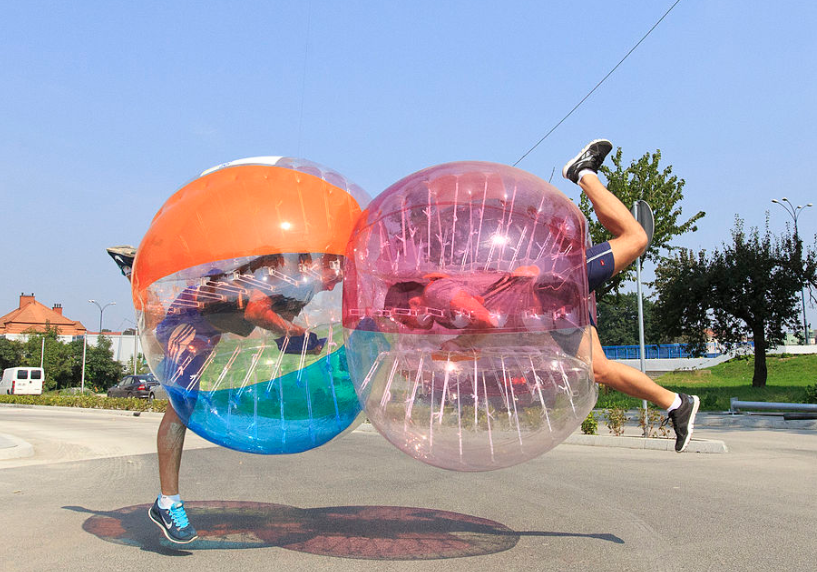 Du Bubble foot, sans contact direct, chacun dans sa bulle, cette discipline sera-t-elle de nouveau en démonstration à la Fête du sport ?