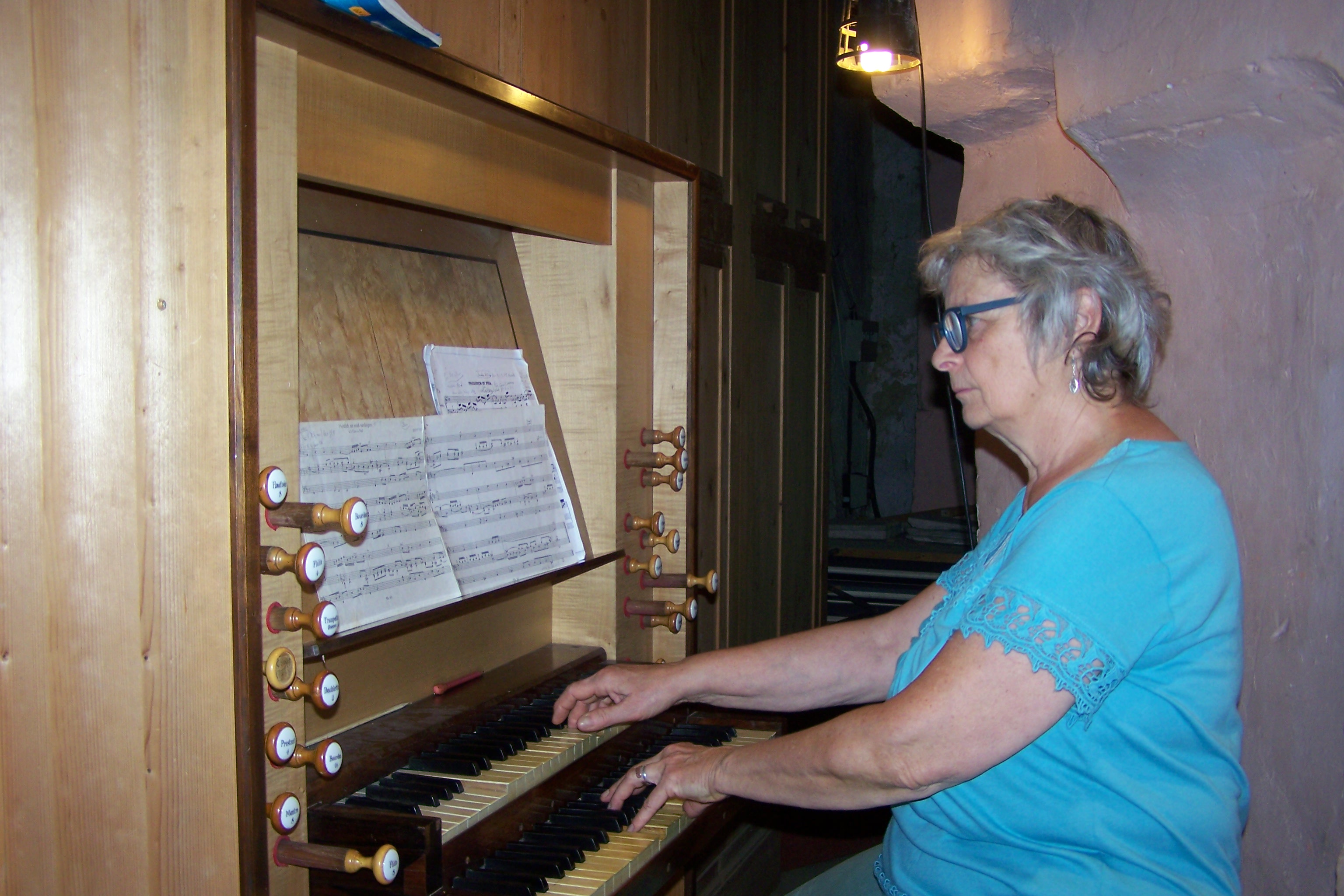 L'organiste Anne-Cécile Dumoulin