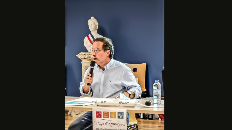Michel Gabas, nouveau président du Pays d’Armagnac  