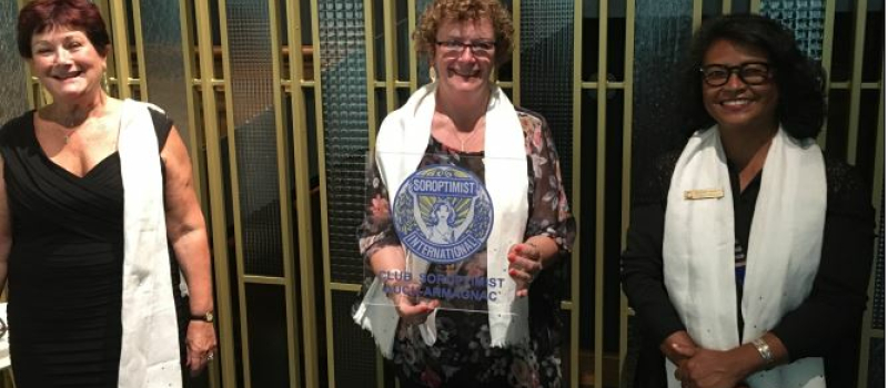 Nouvelle présidente au club Soroptimist