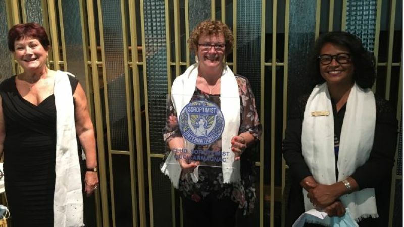 Nouvelle présidente au club Soroptimist