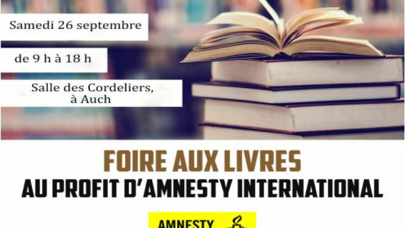 Lire contre l'oubli avec Amnesty International
