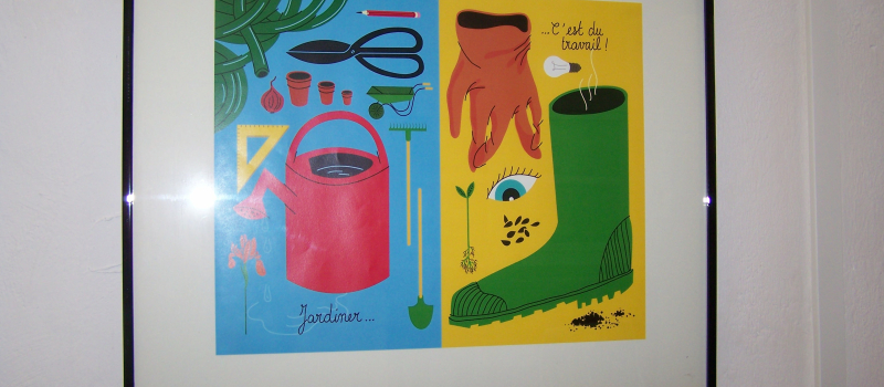 Une belle aventure artistique :" Les Planches de jardin" à la Maison de l'Illustration 