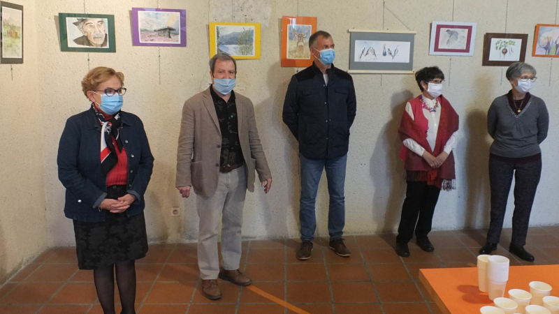 La Cavéa accueille deux talentueuses aquarellistes gersoises