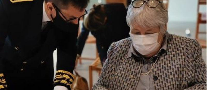 La ministre, Jacqueline Gourault, a ouvert son premier dossier à Touget