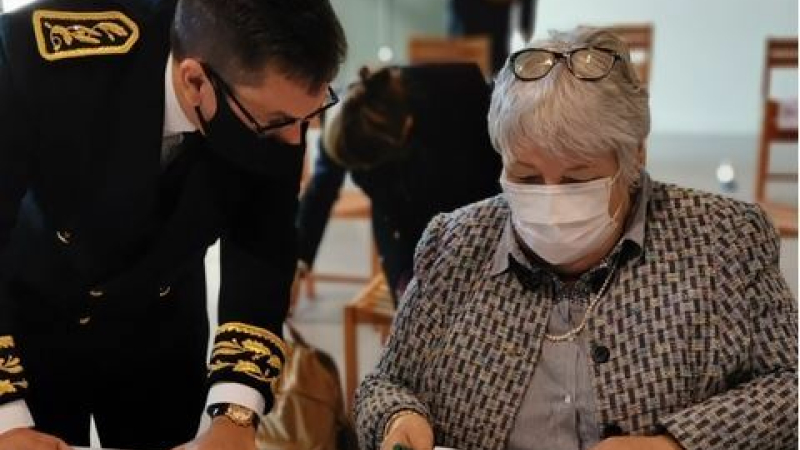 La ministre, Jacqueline Gourault, a ouvert son premier dossier à Touget