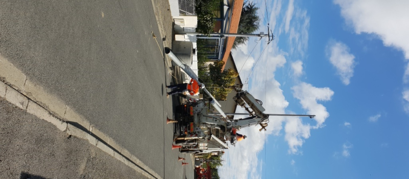 Dépannage hors norme à Fleurance par ENEDIS