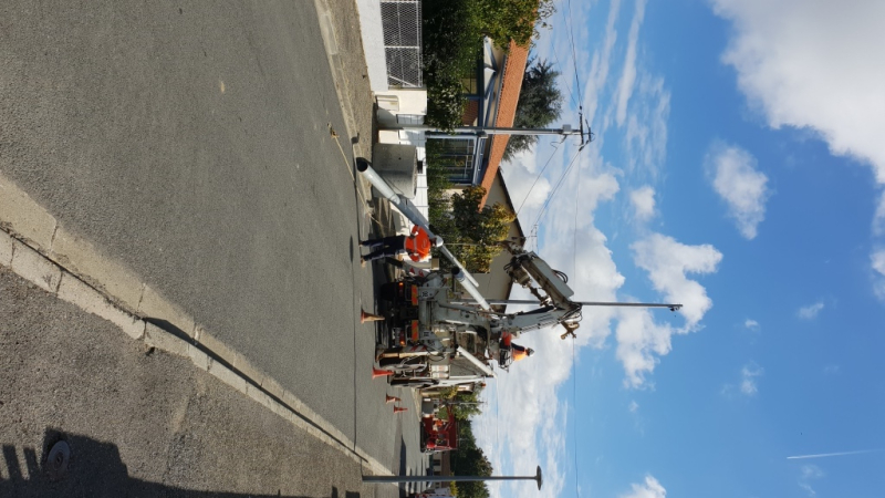Dépannage hors norme à Fleurance par ENEDIS