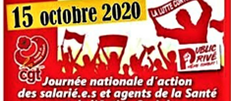 La manifestation du 15 octobre  pour la santé