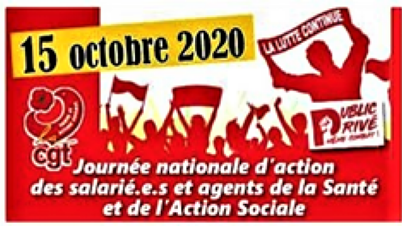 La manifestation du 15 octobre  pour la santé