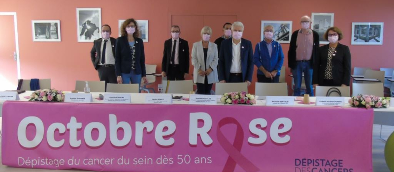 OCTOBRE ROSE 2020  marqué par la volonté de l'ensemble du département pour le dépistage du cancer